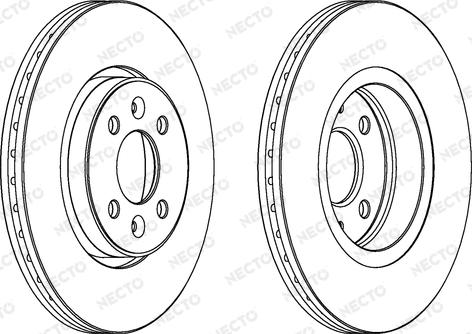 Necto WN1108 - Гальмівний диск autozip.com.ua