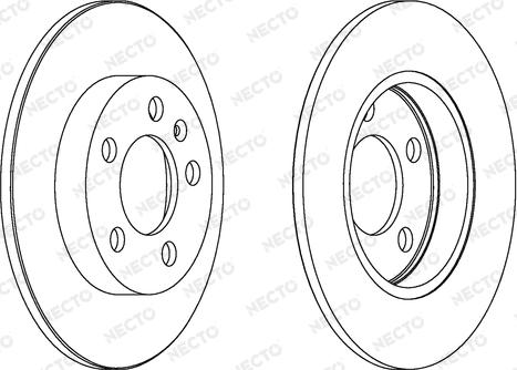 VW (SVW) 1J0615301M - Гальмівний диск autozip.com.ua