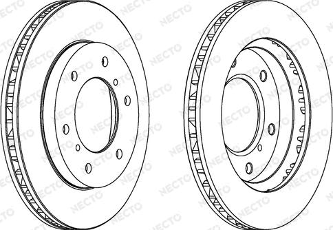 Necto WN1348 - Гальмівний диск autozip.com.ua