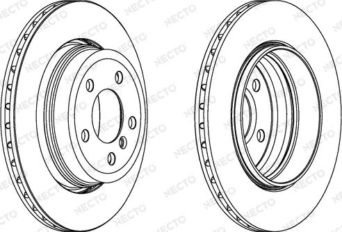 Necto WN1307 - Гальмівний диск autozip.com.ua