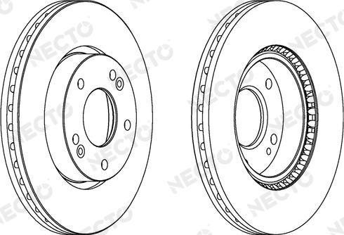 Necto WN1310 - Гальмівний диск autozip.com.ua