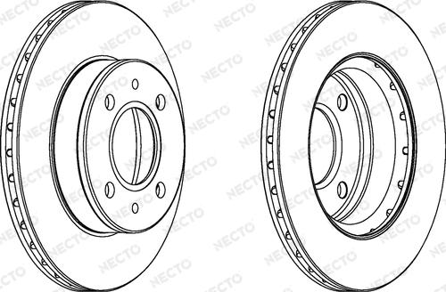 Necto WN1311 - Гальмівний диск autozip.com.ua