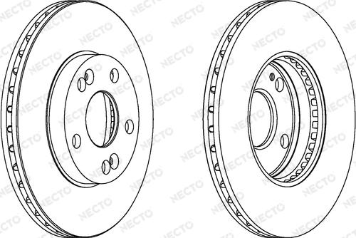 Necto WN1248 - Гальмівний диск autozip.com.ua