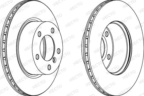 Necto WN1251 - Гальмівний диск autozip.com.ua