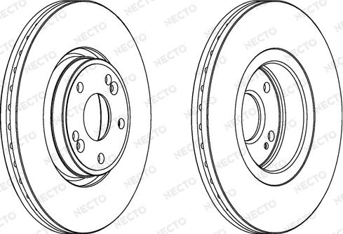 Necto WN1226 - Гальмівний диск autozip.com.ua