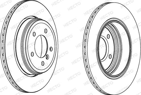 Necto WN1277 - Гальмівний диск autozip.com.ua