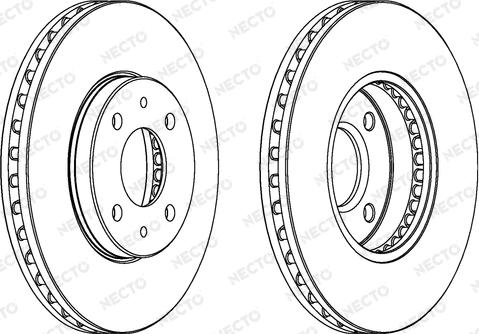 Necto WN896 - Гальмівний диск autozip.com.ua