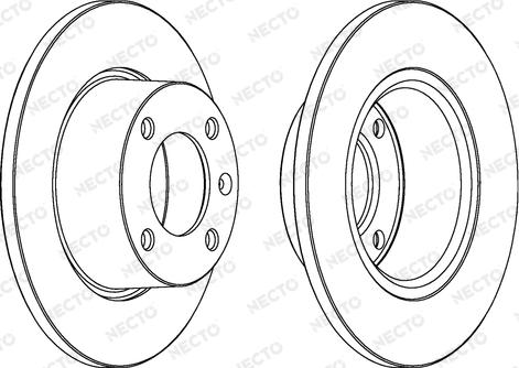 Necto WN840 - Гальмівний диск autozip.com.ua