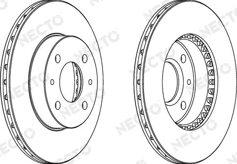 Necto WN867 - Гальмівний диск autozip.com.ua