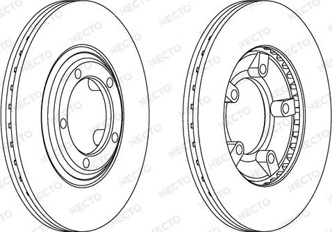 Necto WN826 - Гальмівний диск autozip.com.ua