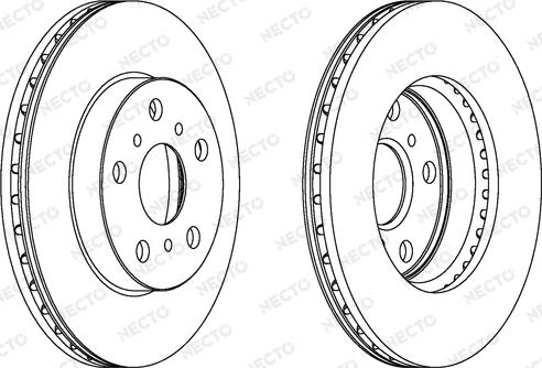 Necto WN392 - Гальмівний диск autozip.com.ua