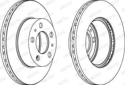 Necto WN351 - Гальмівний диск autozip.com.ua