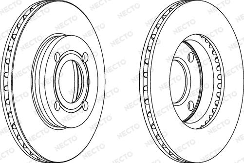 Necto WN357 - Гальмівний диск autozip.com.ua