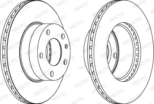 Necto WN337 - Гальмівний диск autozip.com.ua