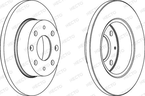 Necto WN377 - Гальмівний диск autozip.com.ua