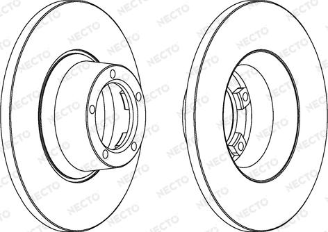 Necto WN260 - Гальмівний диск autozip.com.ua