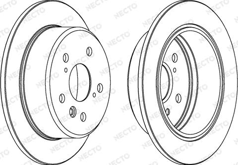 Necto WN799 - Гальмівний диск autozip.com.ua