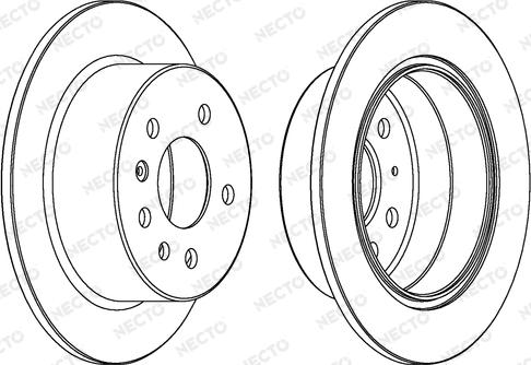 Necto WN796 - Гальмівний диск autozip.com.ua