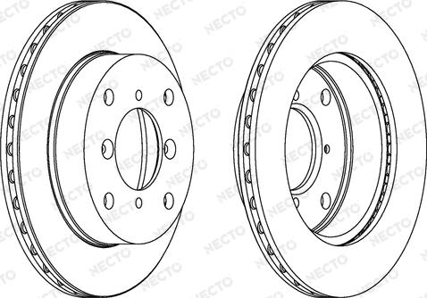 Necto WN757 - Гальмівний диск autozip.com.ua
