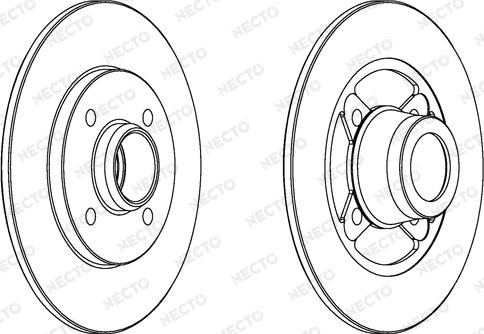 Necto WN765 - Гальмівний диск autozip.com.ua