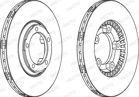 Necto WN715 - Гальмівний диск autozip.com.ua