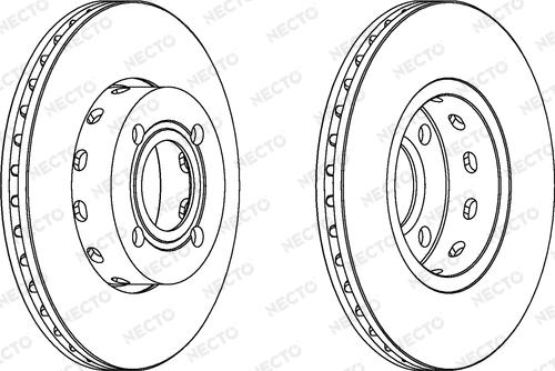 Necto WN733 - Гальмівний диск autozip.com.ua