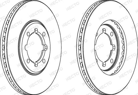 Necto WN722 - Гальмівний диск autozip.com.ua