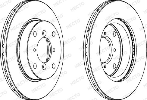 Necto WN771 - Гальмівний диск autozip.com.ua