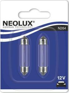 NEOLUX® N264-02B - Лампа розжарювання, ліхтар освітлення номерного знака autozip.com.ua