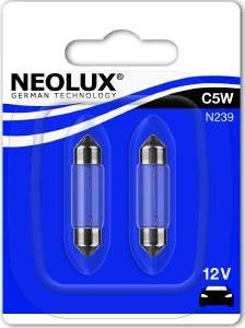 NEOLUX® N239-02B - Лампа розжарювання, ліхтар освітлення номерного знака autozip.com.ua
