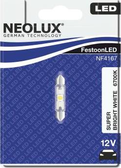 NEOLUX® NF4167-01B - Лампа розжарювання, Освітлення салону autozip.com.ua