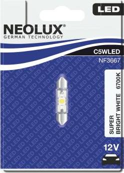 NEOLUX® NF3667-01B - Лампа розжарювання, Освітлення салону autozip.com.ua
