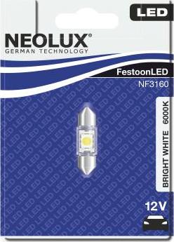 NEOLUX® NF3160-01B - Лампа розжарювання, Освітлення салону autozip.com.ua