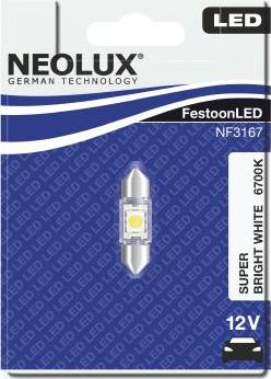 NEOLUX® NF3167-01B - Лампа розжарювання, Освітлення салону autozip.com.ua