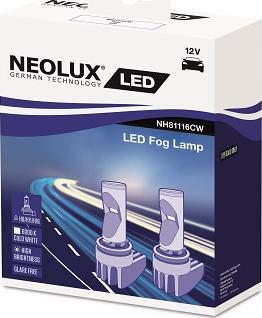 NEOLUX NH81116CW - Лампа розжарювання, протитуманні фари autozip.com.ua