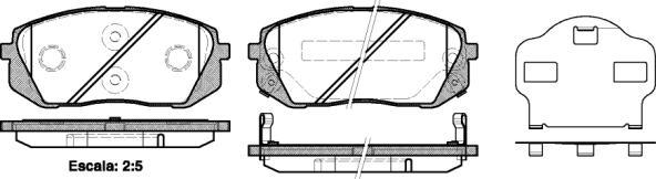 BSG BSG 40-202-021 - Гальмівні колодки, дискові гальма autozip.com.ua