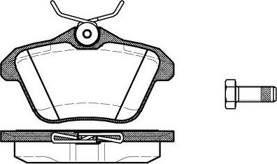 Standard 040A028S - Гальмівні колодки, дискові гальма autozip.com.ua