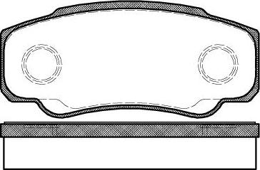 Quinton Hazell BLF1343 - Гальмівні колодки, дискові гальма autozip.com.ua