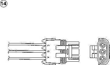 NGK 1861 - Лямбда-зонд, датчик кисню autozip.com.ua