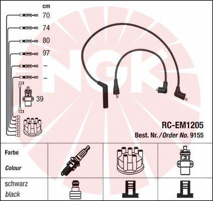 NGK 9155 - Комплект проводів запалювання autozip.com.ua