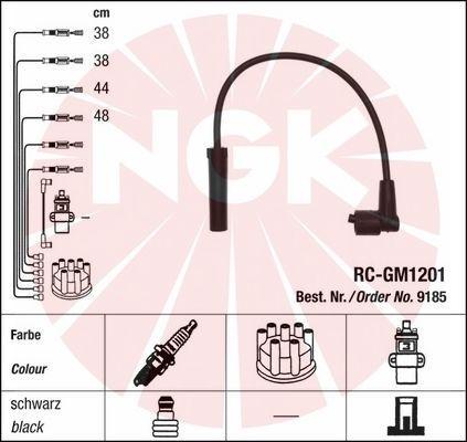 NGK 9185 - Комплект проводів запалювання autozip.com.ua