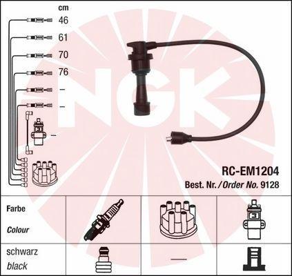 NGK 9128 - Комплект проводів запалювання autozip.com.ua