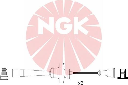 NGK 4104 - Комплект проводів запалювання autozip.com.ua