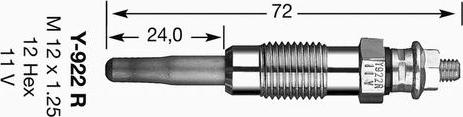 NGK 4356 - Свічка розжарювання autozip.com.ua