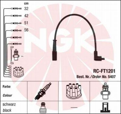 NGK 5407 - Комплект проводів запалювання autozip.com.ua