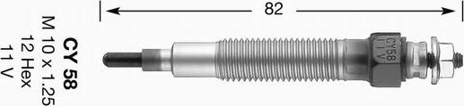 NGK 5486 - Свічка розжарювання autozip.com.ua