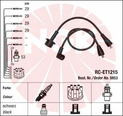 NGK 5853 - Комплект проводів запалювання autozip.com.ua