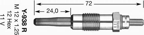 NGK 5267 - Свічка розжарювання autozip.com.ua