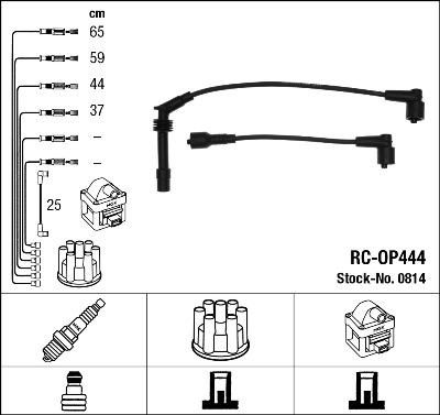 NGK 44302 - Комплект проводів запалювання autozip.com.ua