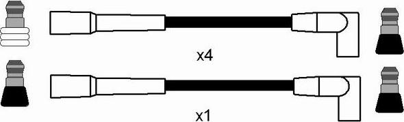 NGK 0778 - Комплект проводів запалювання autozip.com.ua